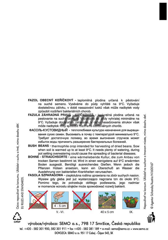 Fazuľa kríčková Carmen 30g S