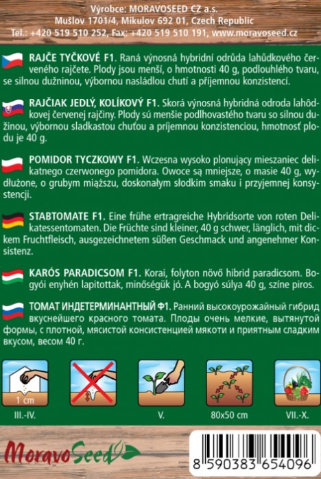 Rajčiak kolíkový Delikano F1 M