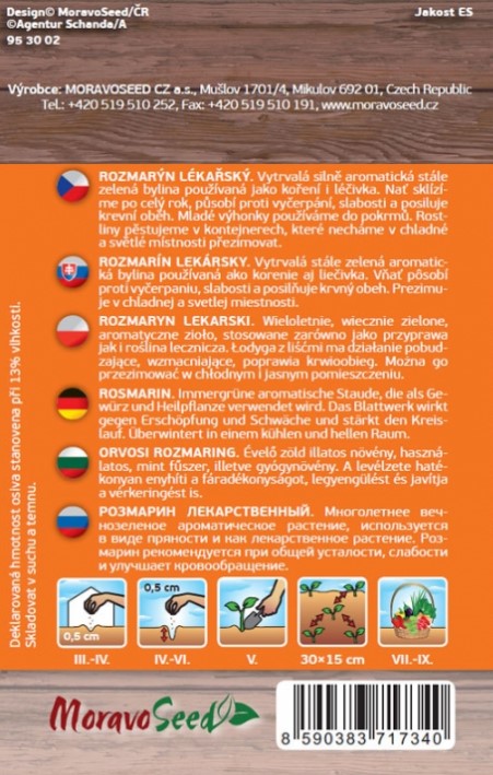 Rozmarín lekársky M