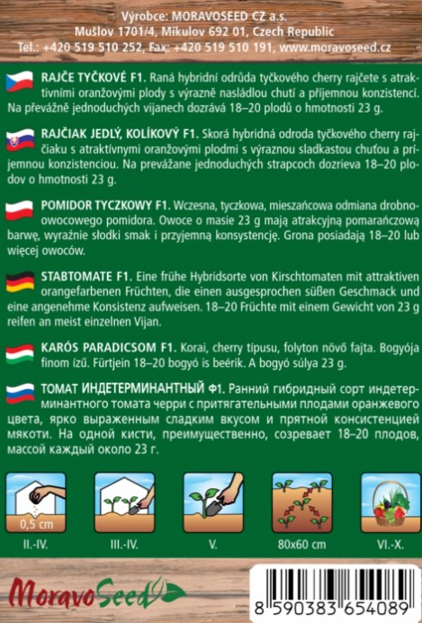 Rajčiak kol.APRIKOLA F1 čerešňový