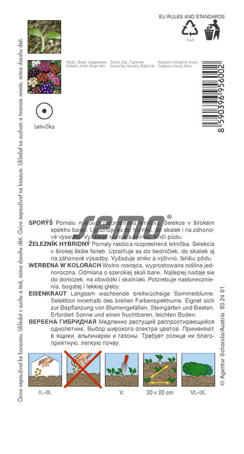 Verbena hybrid zmes S