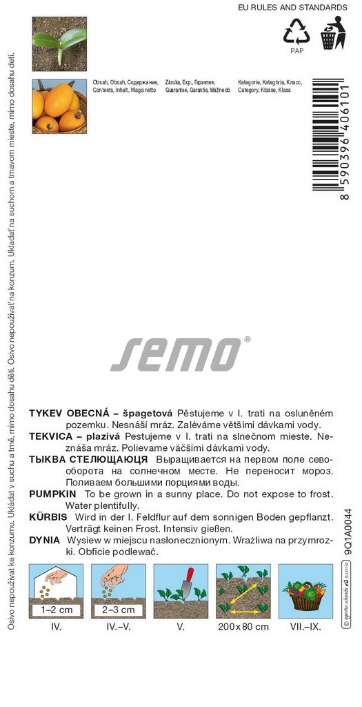 Tekvica BABY SPAGHETTI F1 1,4g