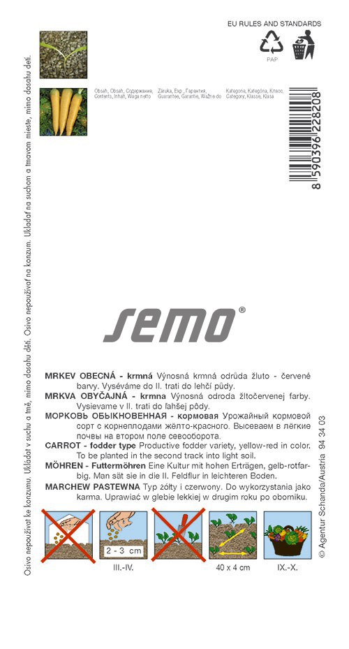 Mrkva kŕmna TABORSKA S