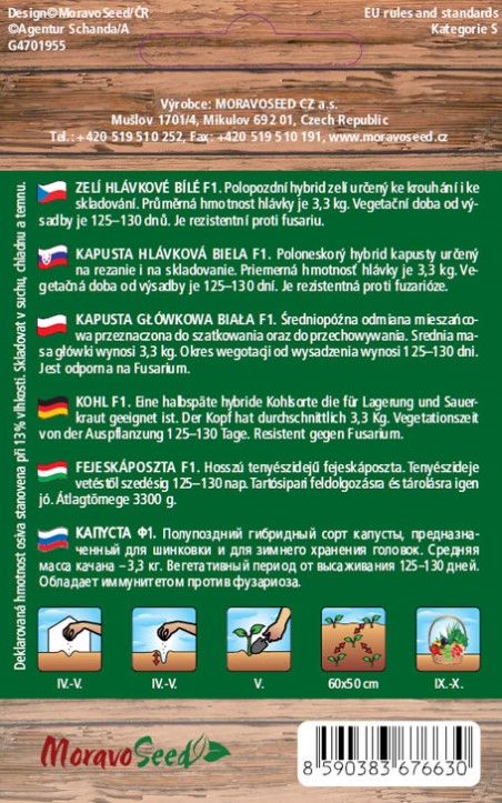KAPUSTA BIELA NESK. TARGET F1 50s