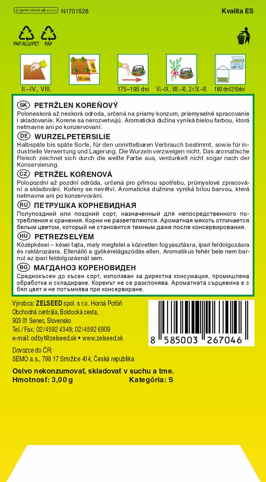 Petržlen kor. ALBA Z