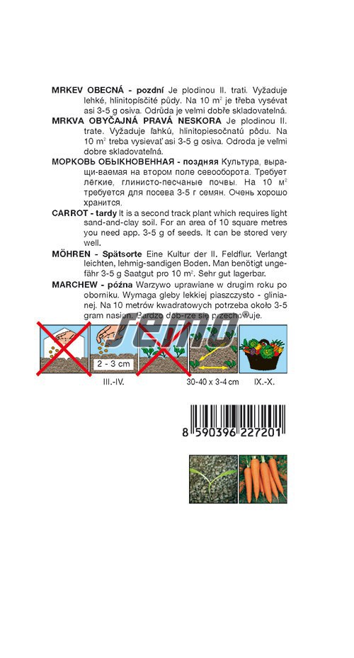 Mrkva neskorá KOLOSEUM F1