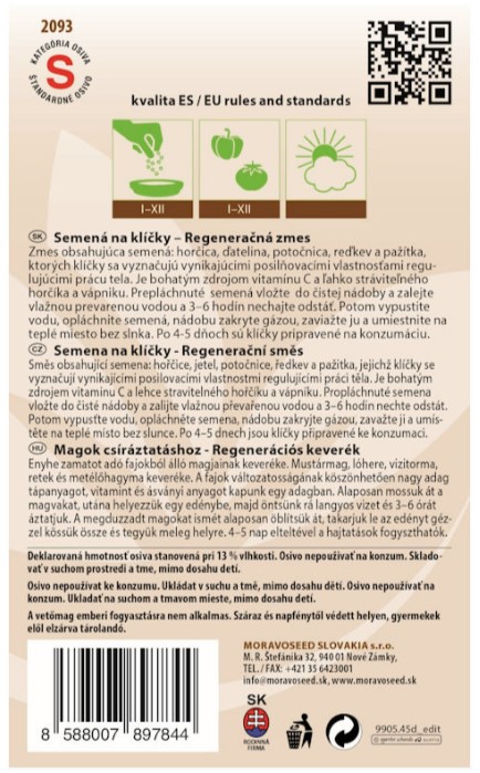 Klíčky Regeneračná zmes 20g