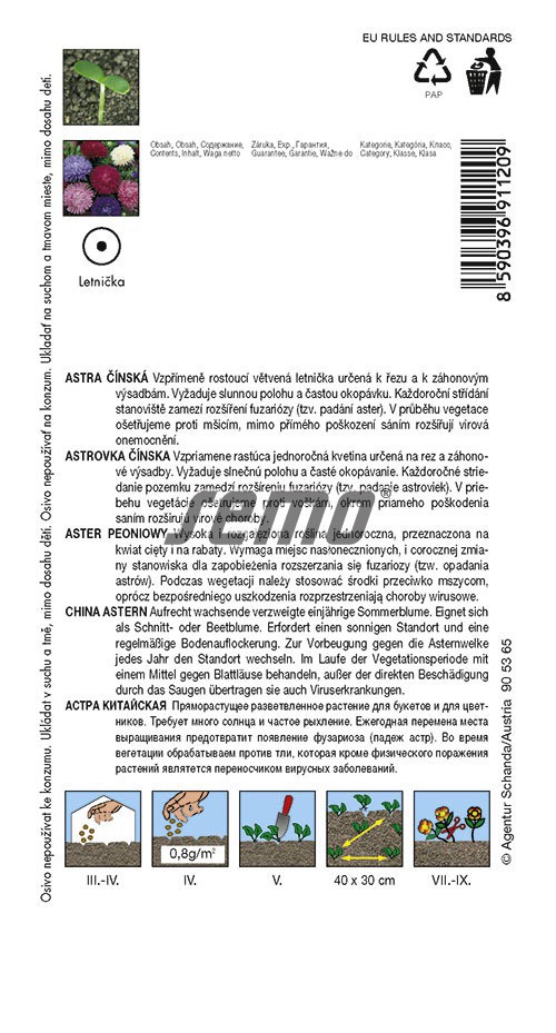 ASTRA AMERICAN BEAUTY 0,5g Čínska / zmes