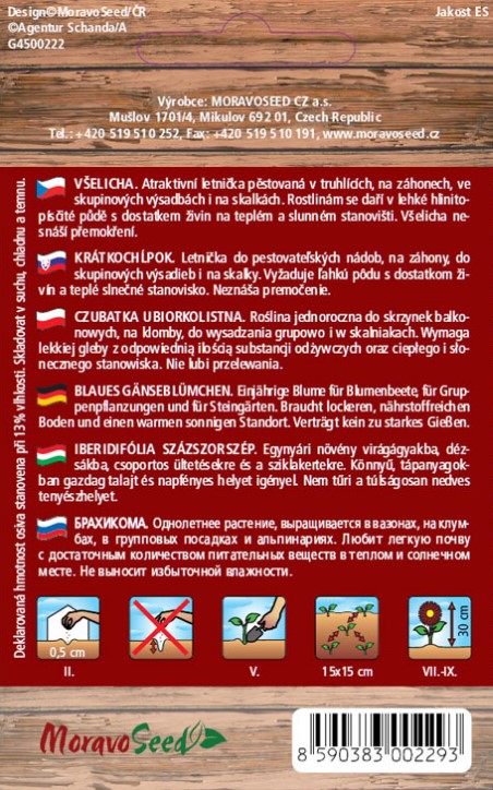 KRÁTKOCHĹPOK IBERKOLISTÝ ZMES 0,15g (450s)