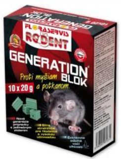 GENERATION BLOK 10x20g proti hlodavc
