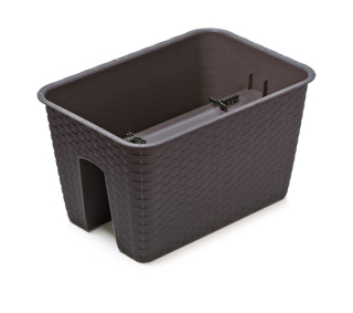 Kvetináč na zábradlie Ratolla 40cm 6L DRLB400 Antr