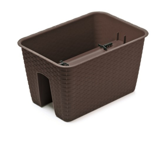 Kvetináč na zábradlie RATOLLA 39,6cm13L DRLB400Hne