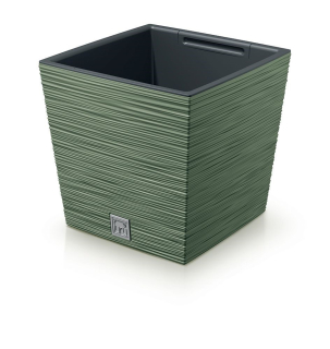 Kvetináč Furu square Low 24cm 10L zelený DFS240