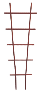 Rebrík ku kvetom DRAB 67cm IDR4 hnedý