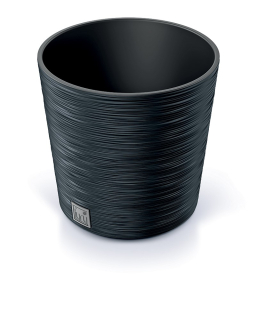 Kvetináč FURU Round 25cm, 9L DFR250 Antracit