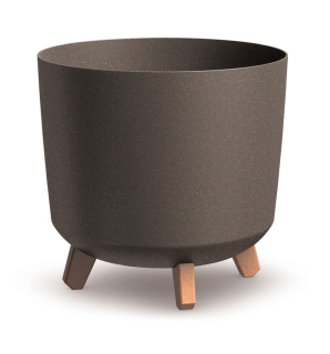 Kvetináč GRACIA TUBUS ECO WOOD káva 30x29cm DGTL