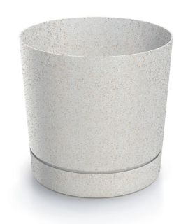 Obal Tubo+miska 13x13cm, 1,2L drevo+biely