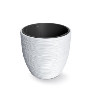 Kvetináč FURU 29,8cm x výška 28cm Biely DBFU300