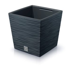 Kvetináč Furu square Low 30cm 14L Antracit DFS300