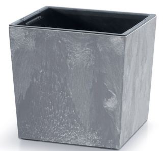 Kvetináč UrbiSquareEffect 29,5x29,5x29cm Antr 14L