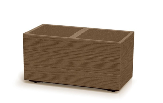 Kvetináč Madera Square Ecowood 57x29x29 /26,2L nat