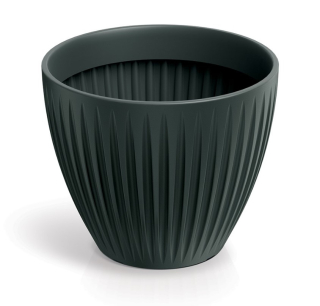 Kvetináč Latia Round 40cm antracit TLRO40