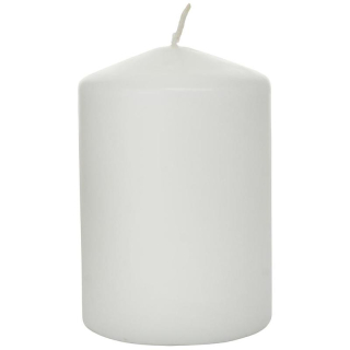 Sviečka valec hladký biely 70x100mm 300g 60hod.