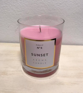Sviečka voňavá v skle 250g Sunset 114h