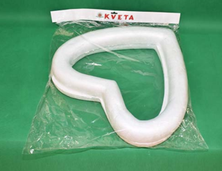 POLYST. SRDCE prázdne priemer 50cm 1 ks