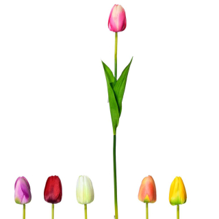 K.Tulipán 55cm látka mix 6farieb