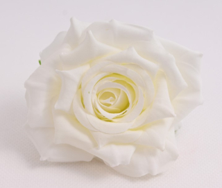V.Ruža rozkvitnutá pr.10cm CH068 Biela
