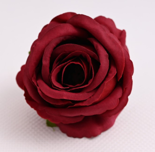 V.Ruža mini 4cm Burgundy / Bordová