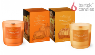 Sv.voňavá drev.knôt v skle 150g Pumpkin Spice 35ho