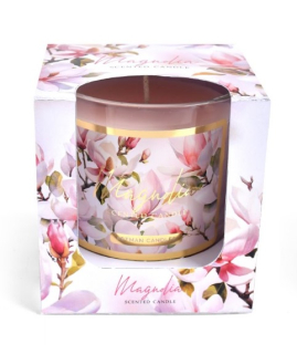 Sviečka voňavá v skle Flores 180g Magnólia 32hod