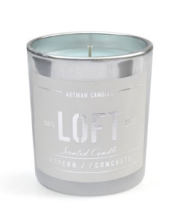 Sviečka voňavá v skle Loft tyrkys 130g 32hod