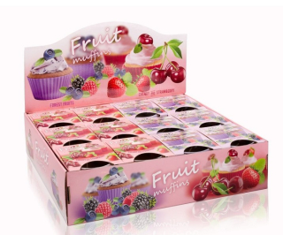 Sv.voň.115g Fruit Muffins mix 2druhy, horí 30hod