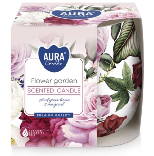 Sviečka voňavá v skle 100g Flower Garden 20hod.