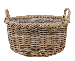 Obal prútie Ratan MP66 L 51x51x24/33cm ratan hnedý
