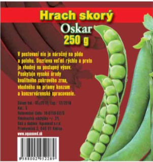 Hrach skorý OSKAR 250g, AS Garden