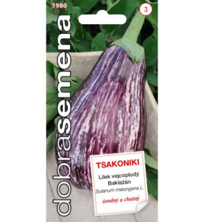 ĽUĽOK BAKLAŽÁNOVÝ TSAKONIKI 30s