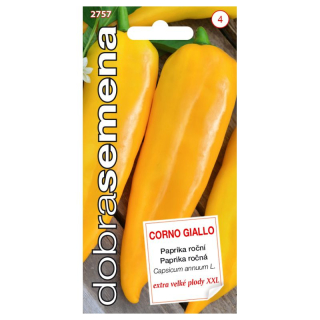 PAPRIKA ROČNÁ CORNO GIALLO 30s žltá
