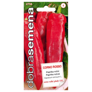 PAPRIKA ROČNÁ CORNO ROSSO 30s červená