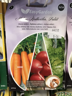 Pásik komb.MRKEV, ŘEDKVIČKA, SALÁT 3x2m/EG