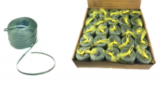 Stuha LYKO, umelá rafia, 400m zelená, 140g