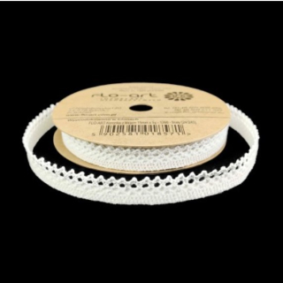 Stuha KRAJKA+lep.1,5cm4,5m biely