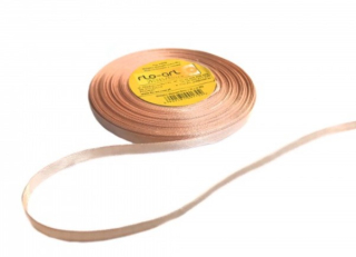Stuha satén 0,6cm/35y mocca 302