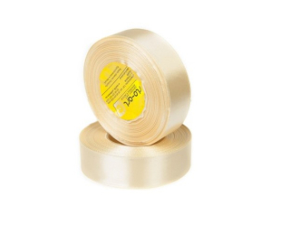 Stuha satén 2,5cm/35y krémová 83