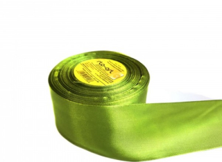 Stuha satén 5cm/35y zelená 184