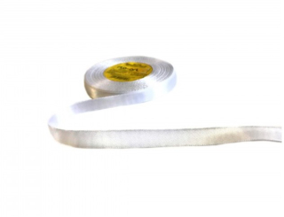 Stuha satén 1,2cm/35y biela 1