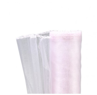 Organza 39cm/8m Jasny Roz - bledo ružová